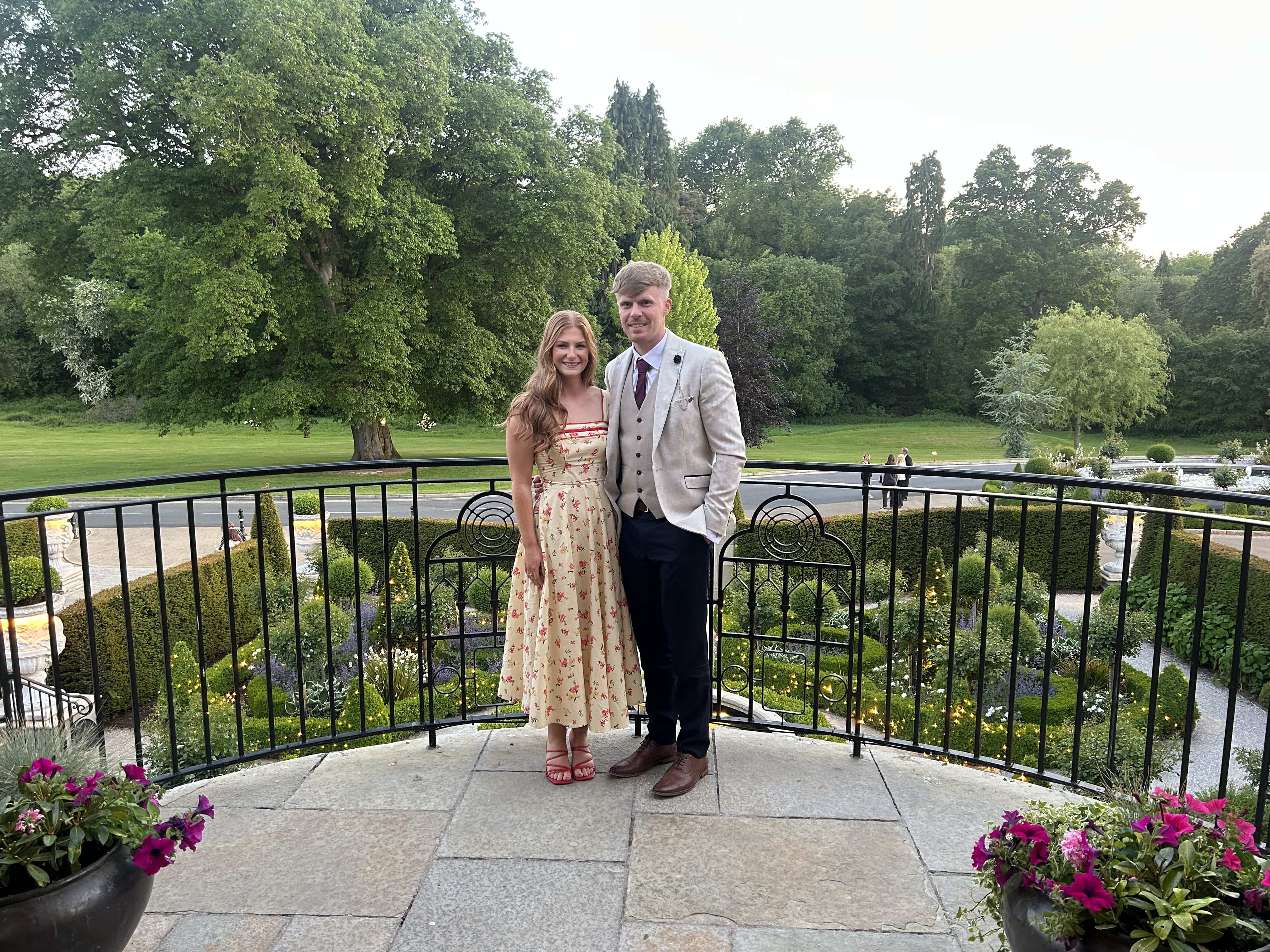 Aaron and Claire engaged