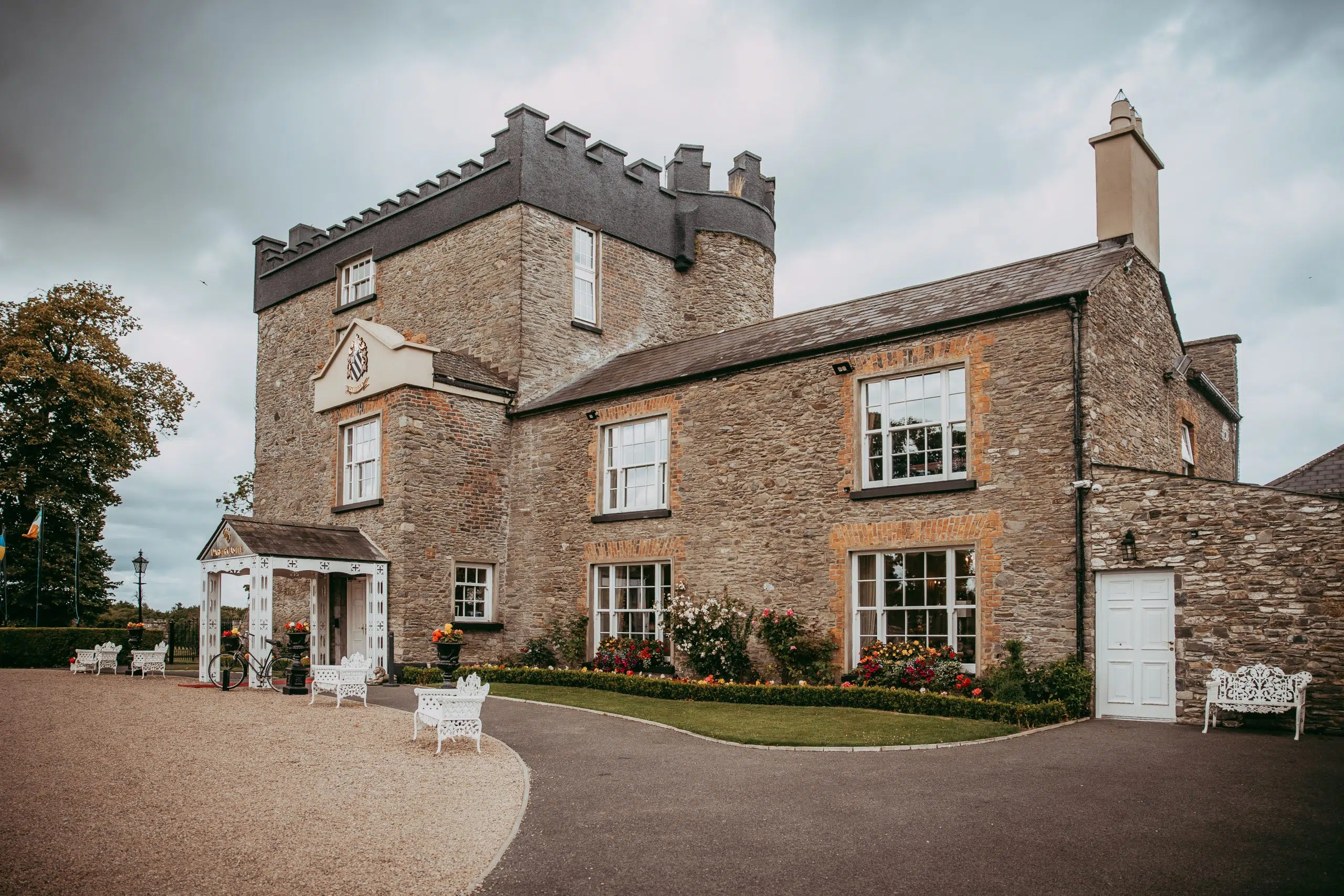 The grounds at Darver Castle, Co. Louth
